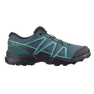 Picture of SALOMON SPEEDCROSS J FADED/CHINA BLUE/LIME